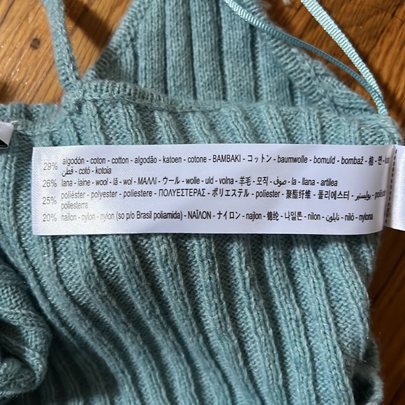 Zara Knit Ribbed Crop Top - Picture 9 of 9